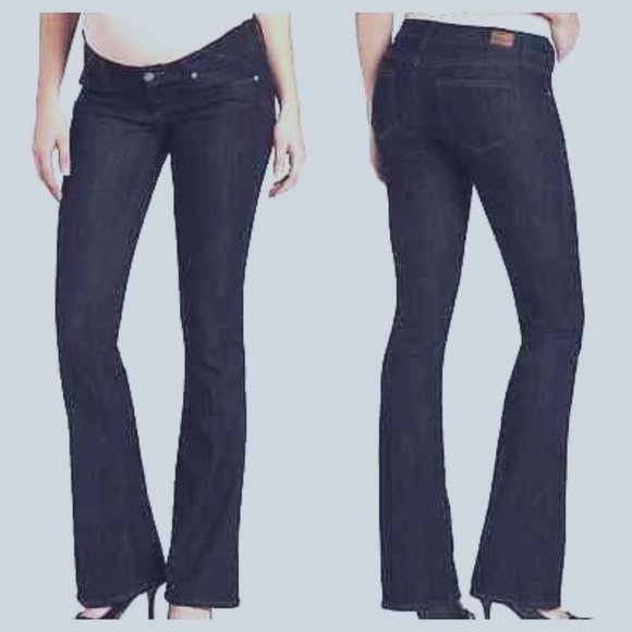 PAIGE Denim - PAIGE DENIM SKYLINE BOOT MATERNITY jeans PARIS wash stretch 33